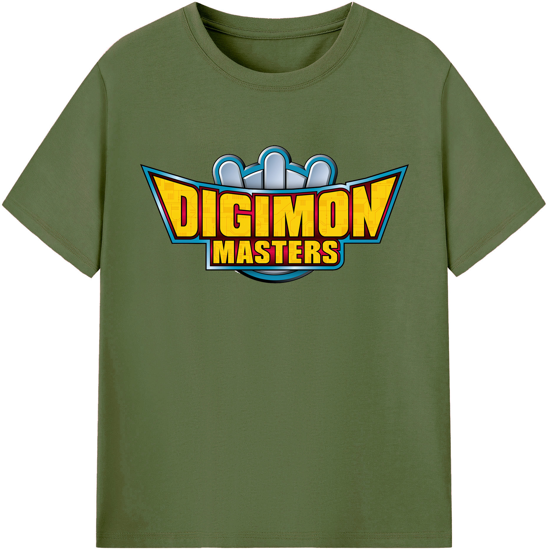 （画像用） Digimon デジタルモンスター/デジモン 綿100％半袖Tシャツ（フロントプリント）
